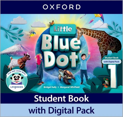 Oxford Little Blue Dot Student Book with Digital Pack cover featuring animals and children.
