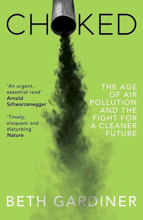 Book cover of 'Choked' by Beth Gardiner with a green background and black text.