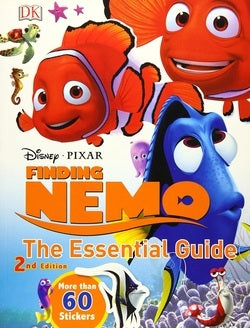 Book cover of 'Finding Nemo: The Essential Guide' featuring Nemo, Dory, and Marlin.