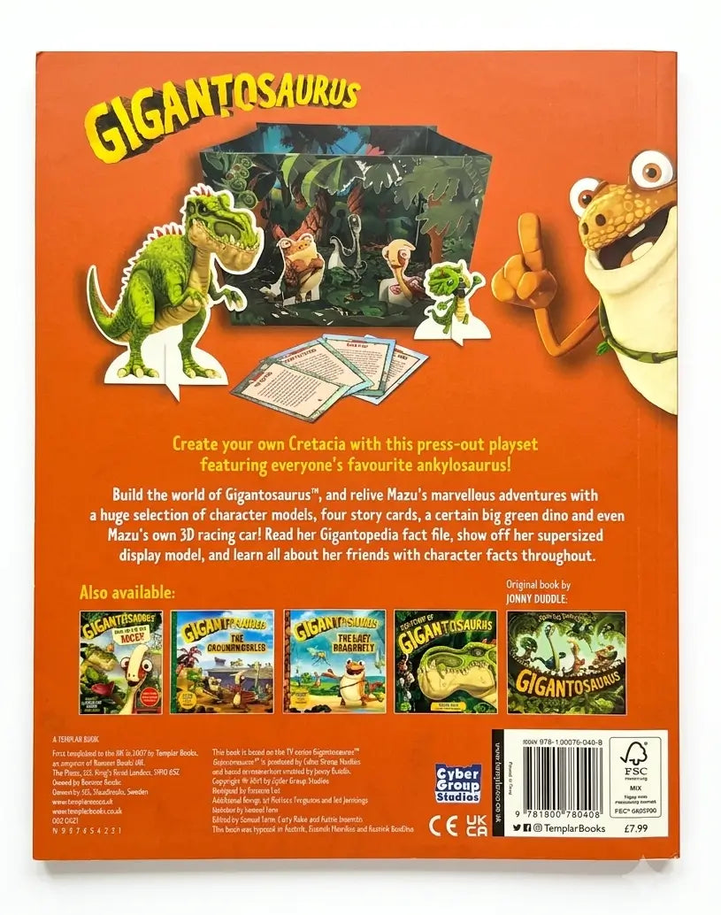 Gigantosaurus: Press Out and Play Mazu