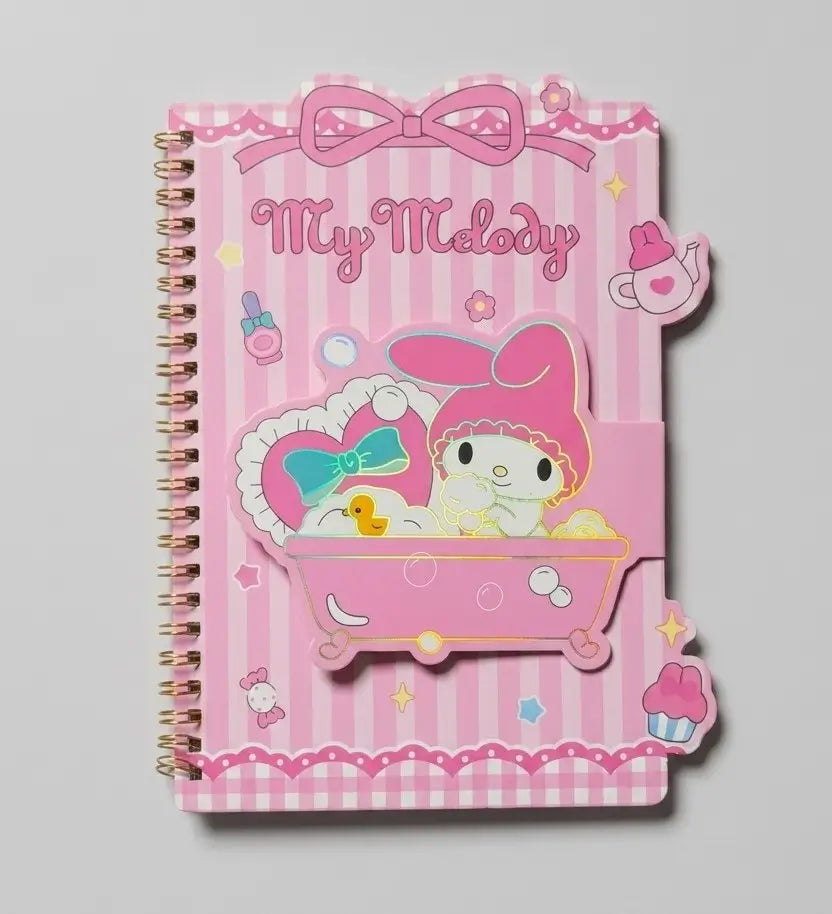 Kuromi-My-Melody-Collection-Cute-Kawaii-Spiral-Notebook