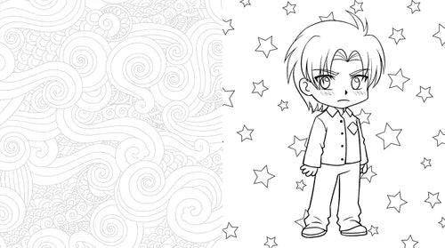 Manga & Chibis Coloring Book: Color your way through cute and cool manga, anime, and chibi art!