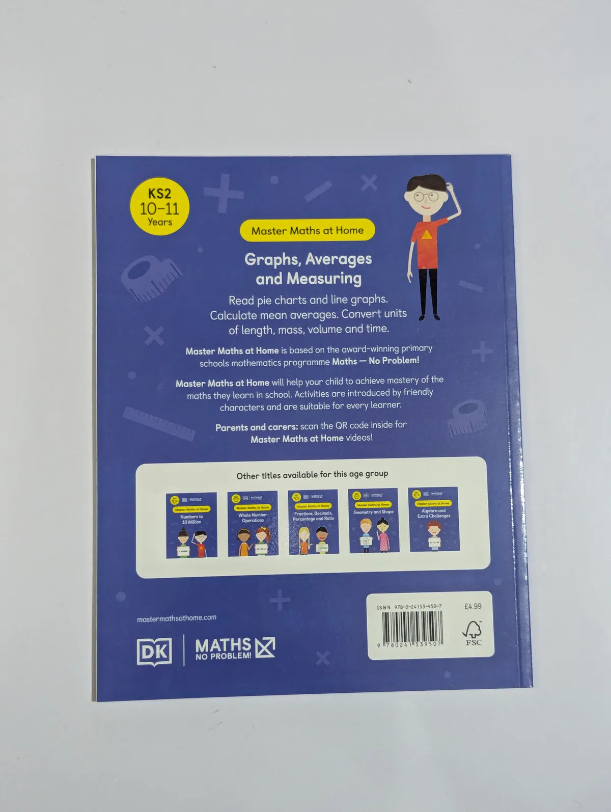 Back cover of a book with text and graphics on a white background