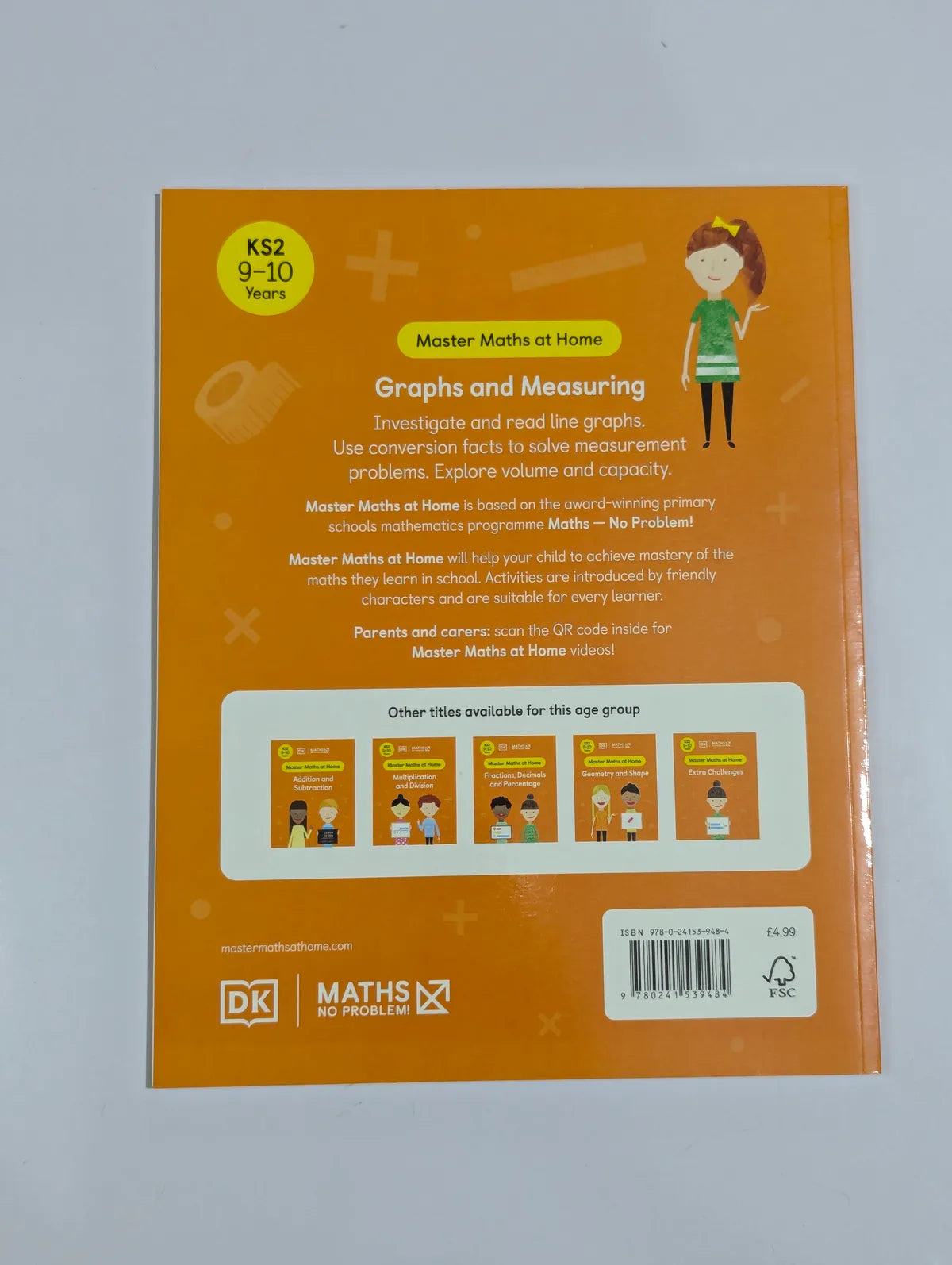 Book cover with text and graphics on a gray background