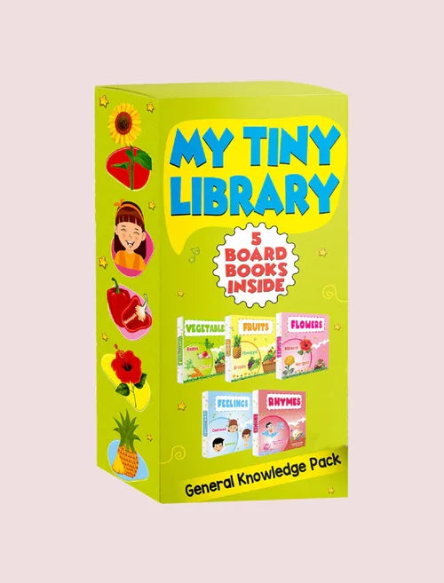 My Tiny Library General Knowledge Pack 5 Board Books