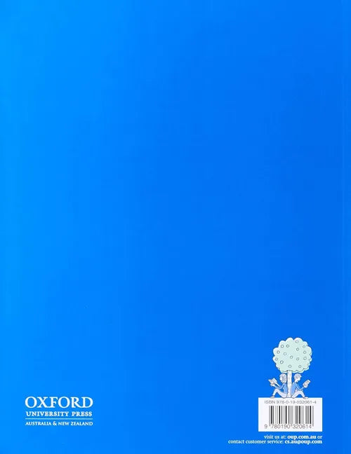 Blue book cover with Oxford University Press logo and barcode
