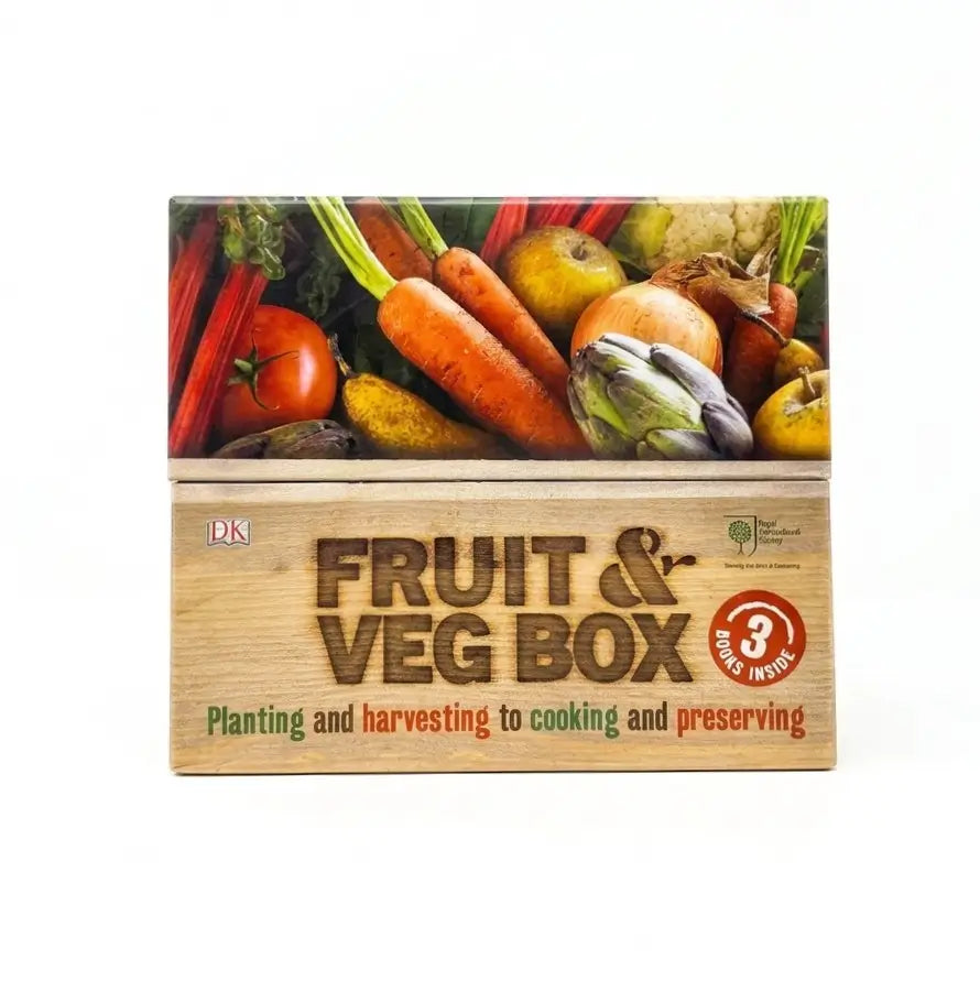 RHS Fruit and Veg Box: Planting and Harvesting to Cooking and Preserving (3 Books Inside)