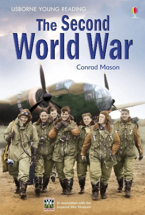 Book cover of 'The Second World War' by Conrad Mason with soldiers and a plane on the cover.