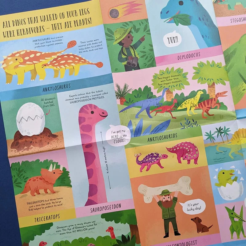 What Did Dinosaurs Eat for Dinner? Questions and Answers Lift flaps this colourful