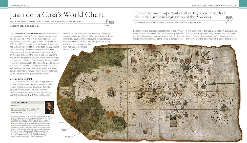 Smithsonian Great MAPS the world's masterpieces explored and explained (Slightly Damaged)