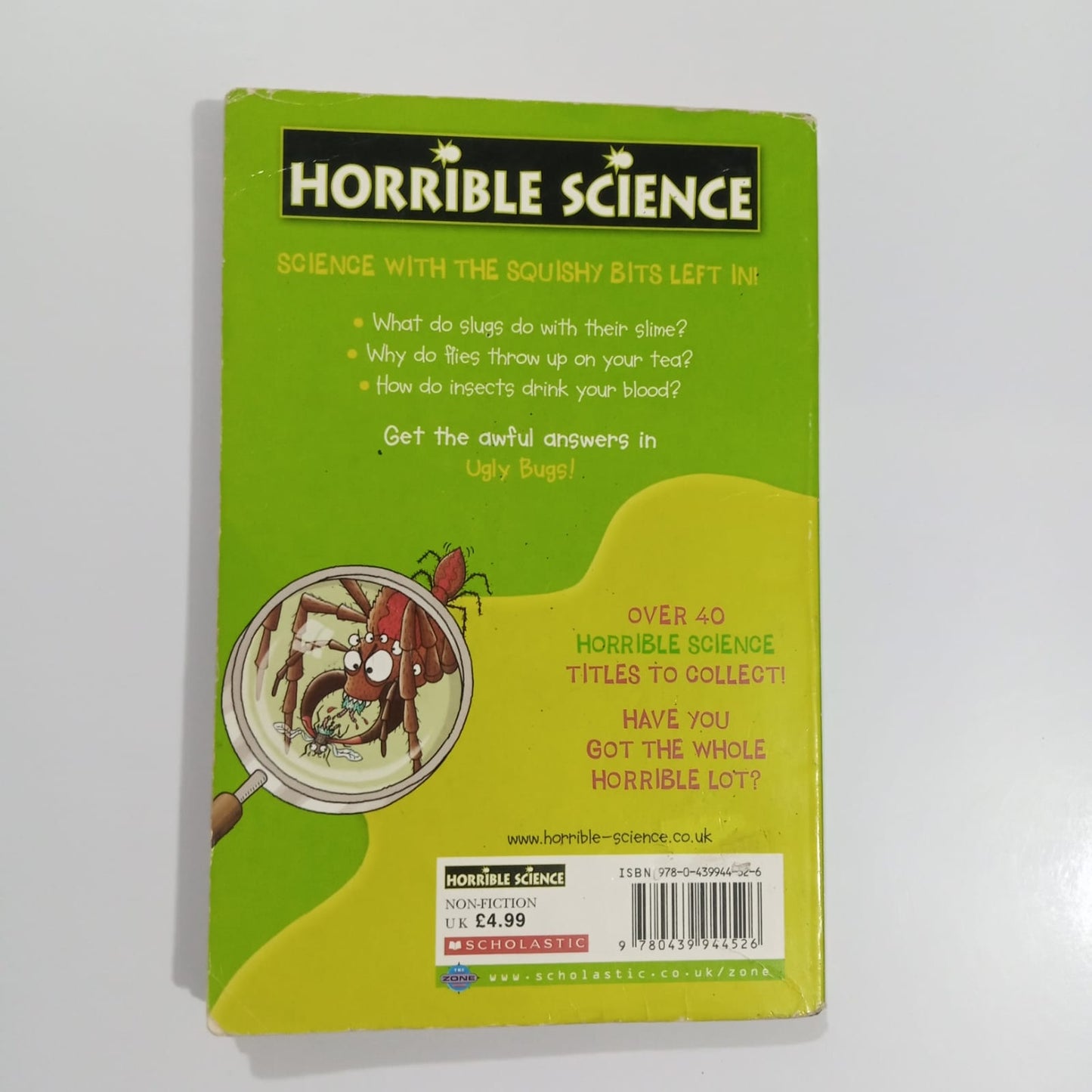 Horrible Science Ugly Bugs (Preloved)