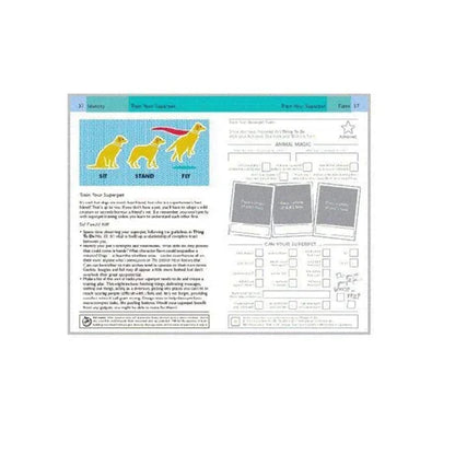 Educational worksheet with dog illustrations and text on a white background