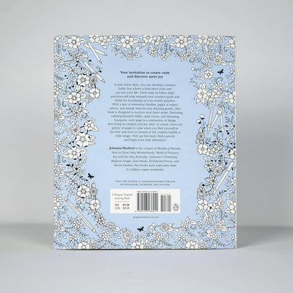 Book cover with floral design and text on a gray background