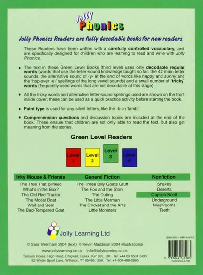 Jolly Phonics Nonfiction: Captain Scott