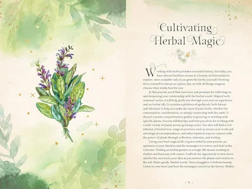 Herbal Magic Journal: Spells, Rituals, and Writing Prompts