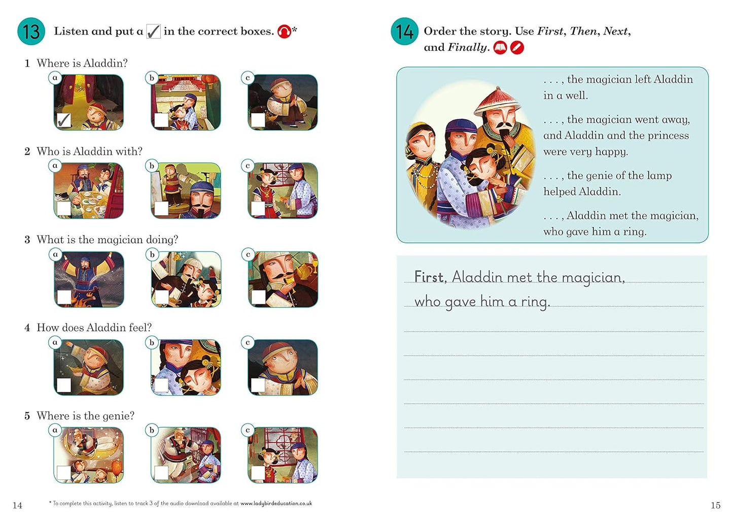 Alladin Activity Book