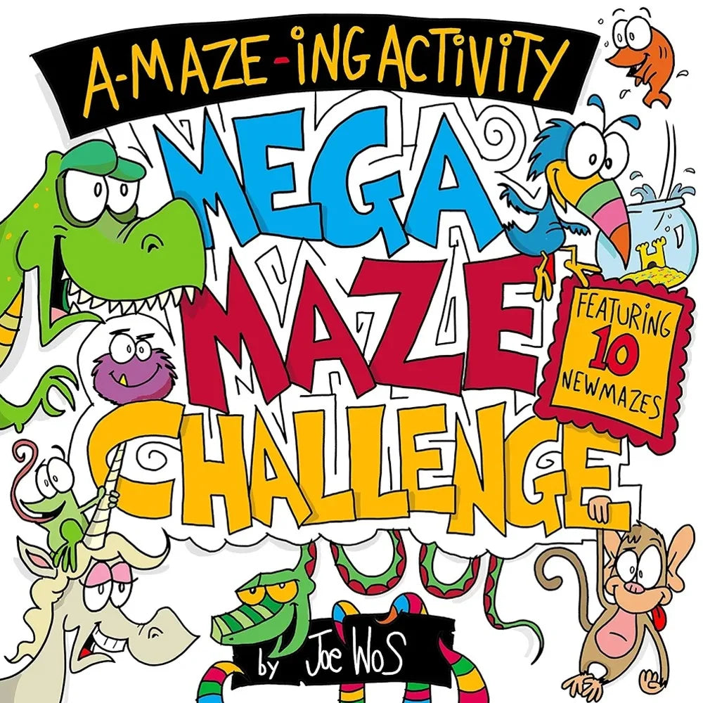 A-Maze-ing Activity Mega Maze Challenge - Featuring Over 150 Mazes