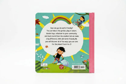 Children's book with colorful illustrations and text on a white background