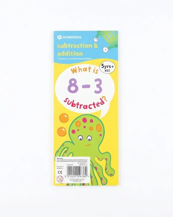 Addition & Subtraction What is 8-3 subtracted  2 in 1 Book