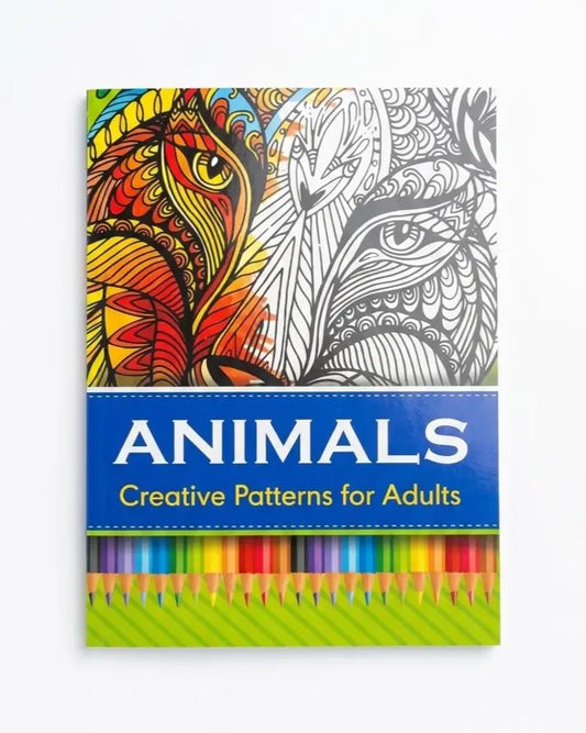 Animals: Creative Patterns for Adults Coloring Book