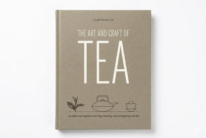 Book titled 'The Art and Craft of Tea' on a white background
