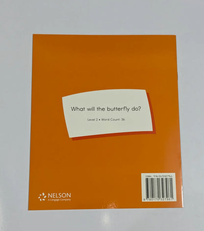 Orange book cover with a white label and Nelson logo on a gray background