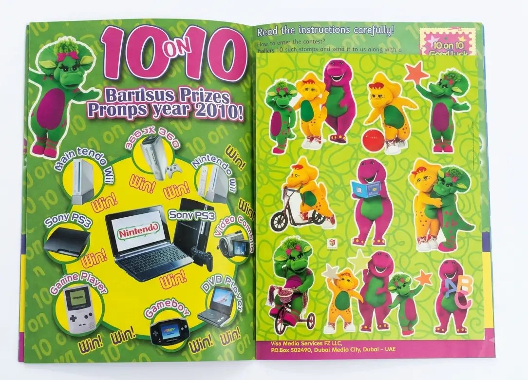 Barney Magazine Issue 19 – Free Barney Stickers & Colouring Pages Inside! Stories, Puzzles & Fun