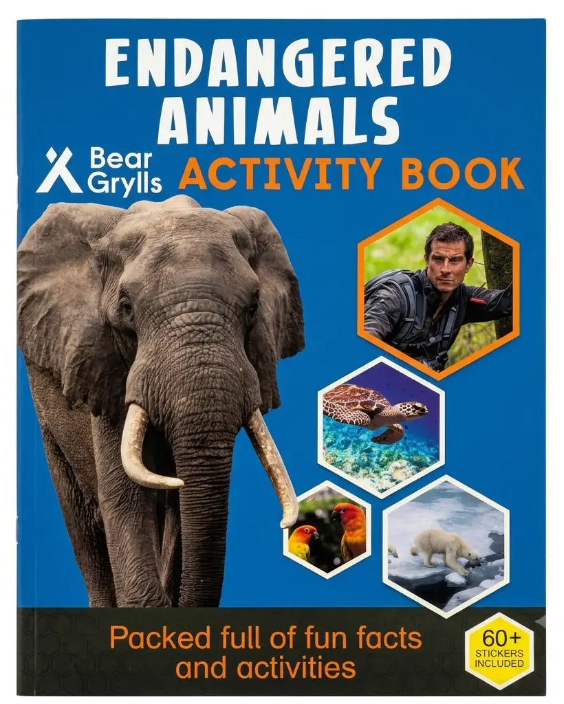 Bear Grylls Sticker Activity: Endangered Animals