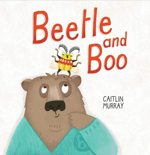 Book cover of 'Beetle and Boo' featuring a bear and a beetle on a white background.