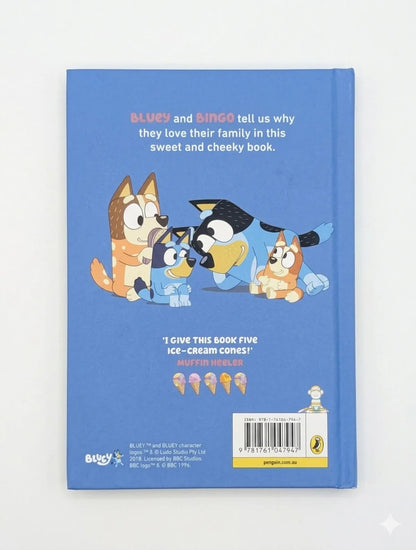 Book cover with cartoon characters on a blue background