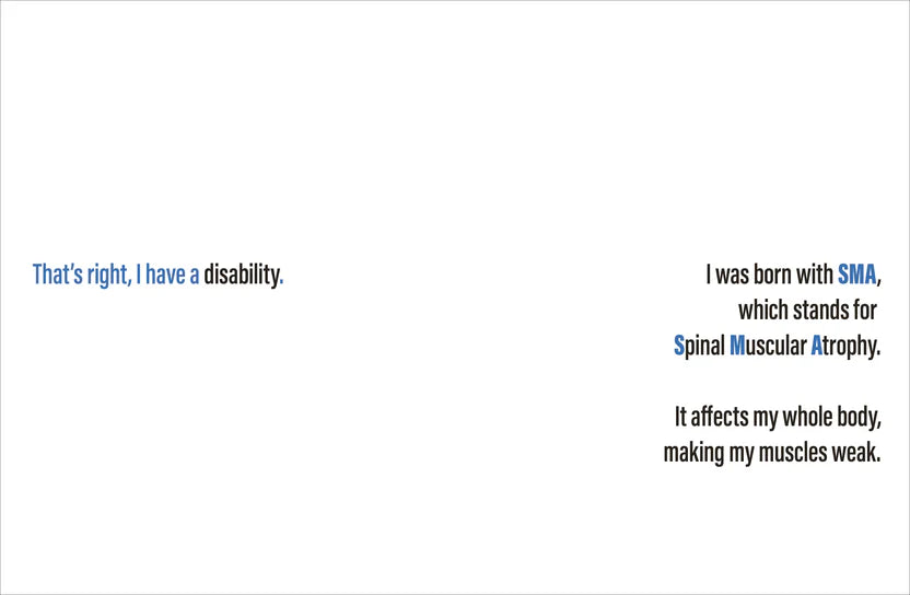 Text on a white background about Spinal Muscular Atrophy