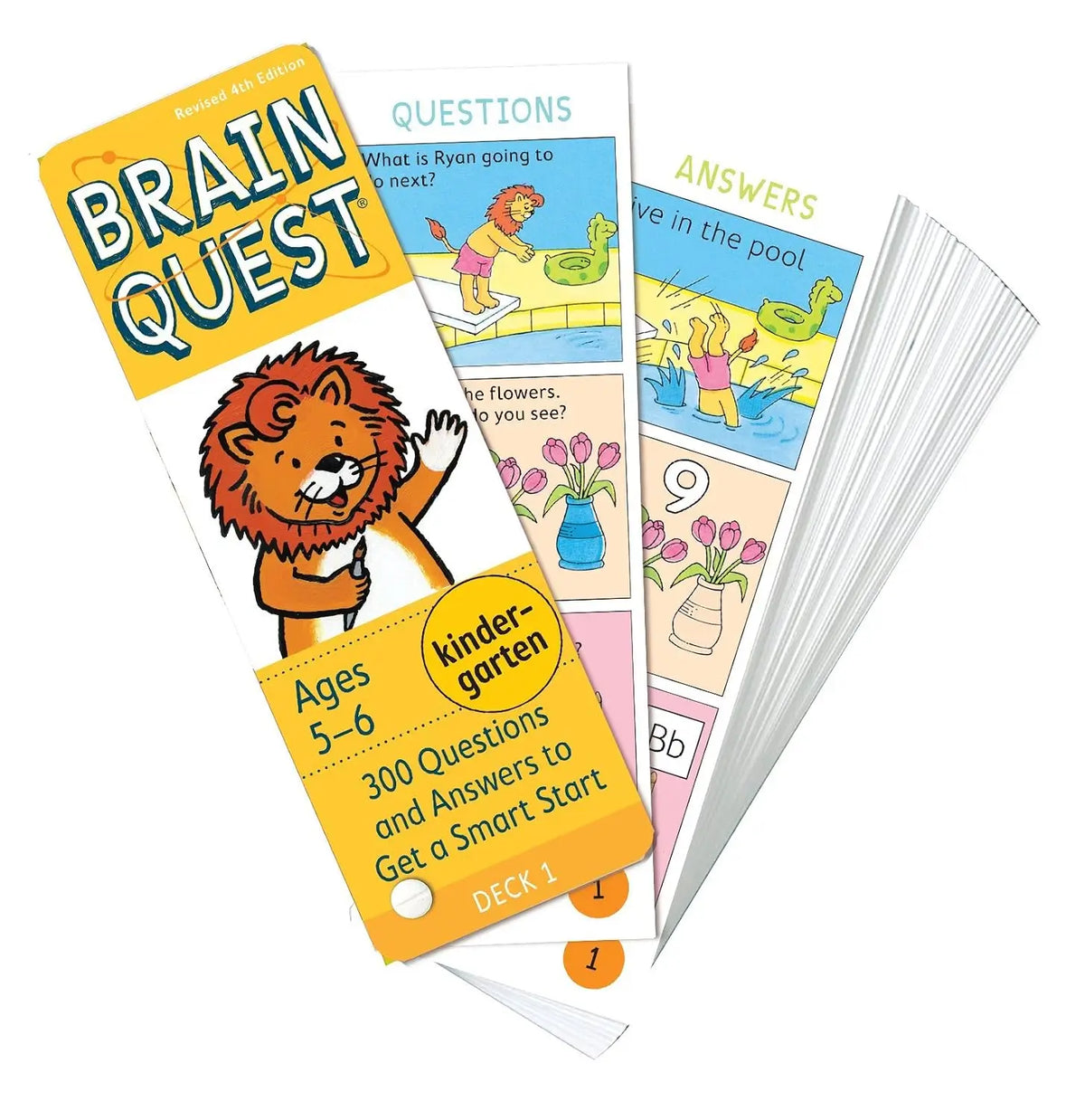 Brain Quest Kindergarten, Revised 4th Edition: 300 Questions and Answers to Get a Smart Start