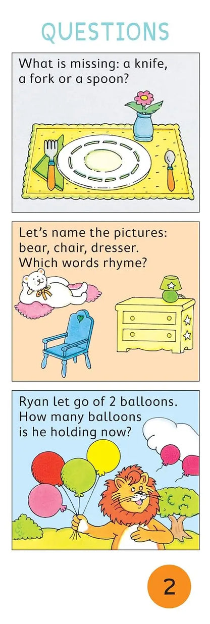 Brain Quest Kindergarten, Revised 4th Edition: 300 Questions and Answers to Get a Smart Start