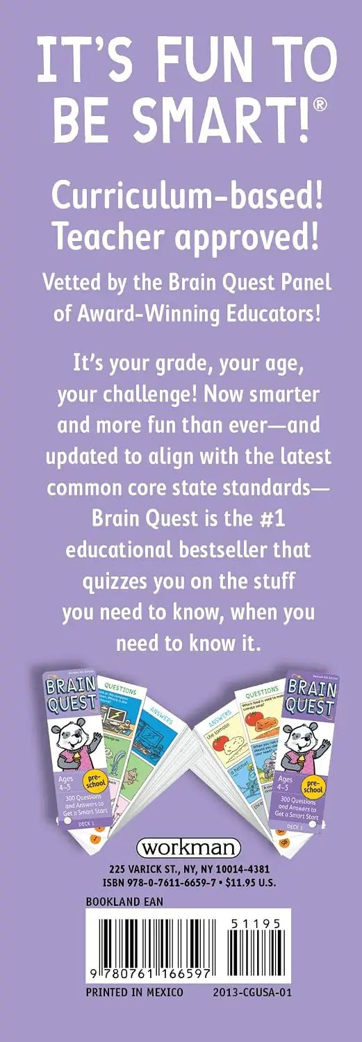 Brain Quest Preschool Q&A Cards