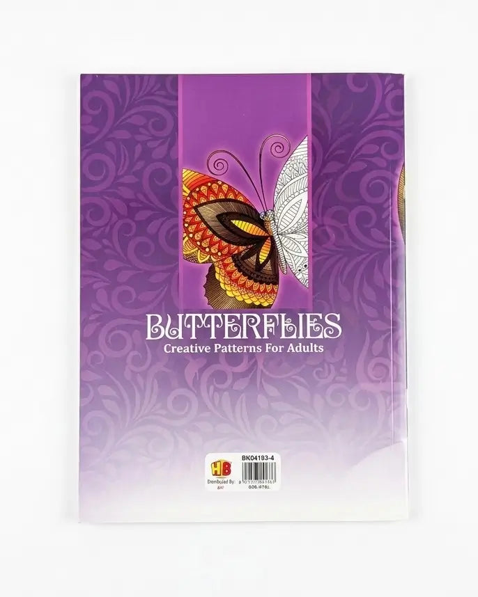 Butterflies: Creative Patterns for Adults Colouring Book
