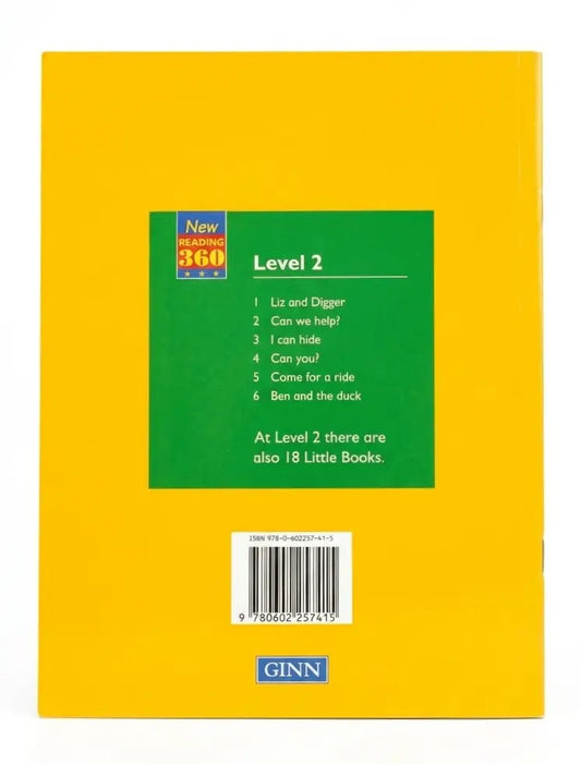 Yellow book cover with green label and Ginn logo