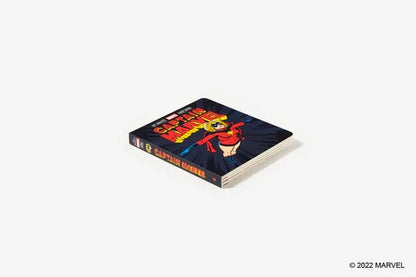 Captain Marvel comic book on a white background