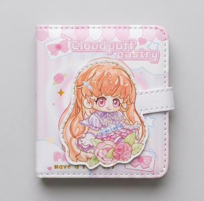 Cloudpuff Pastry Mini Binder Journal – Cute Anime Notebook & Diary Collection for Girls