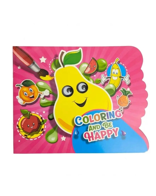 Coloring and Be Happy – Fruit Coloring Book for Kids