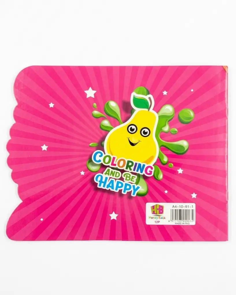 Coloring and Be Happy – Fruit Coloring Book for Kids