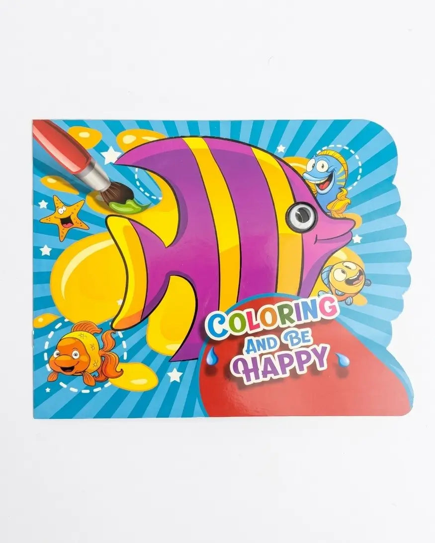 Coloring and Be Happy – Sea Animals Coloring Book for Kids