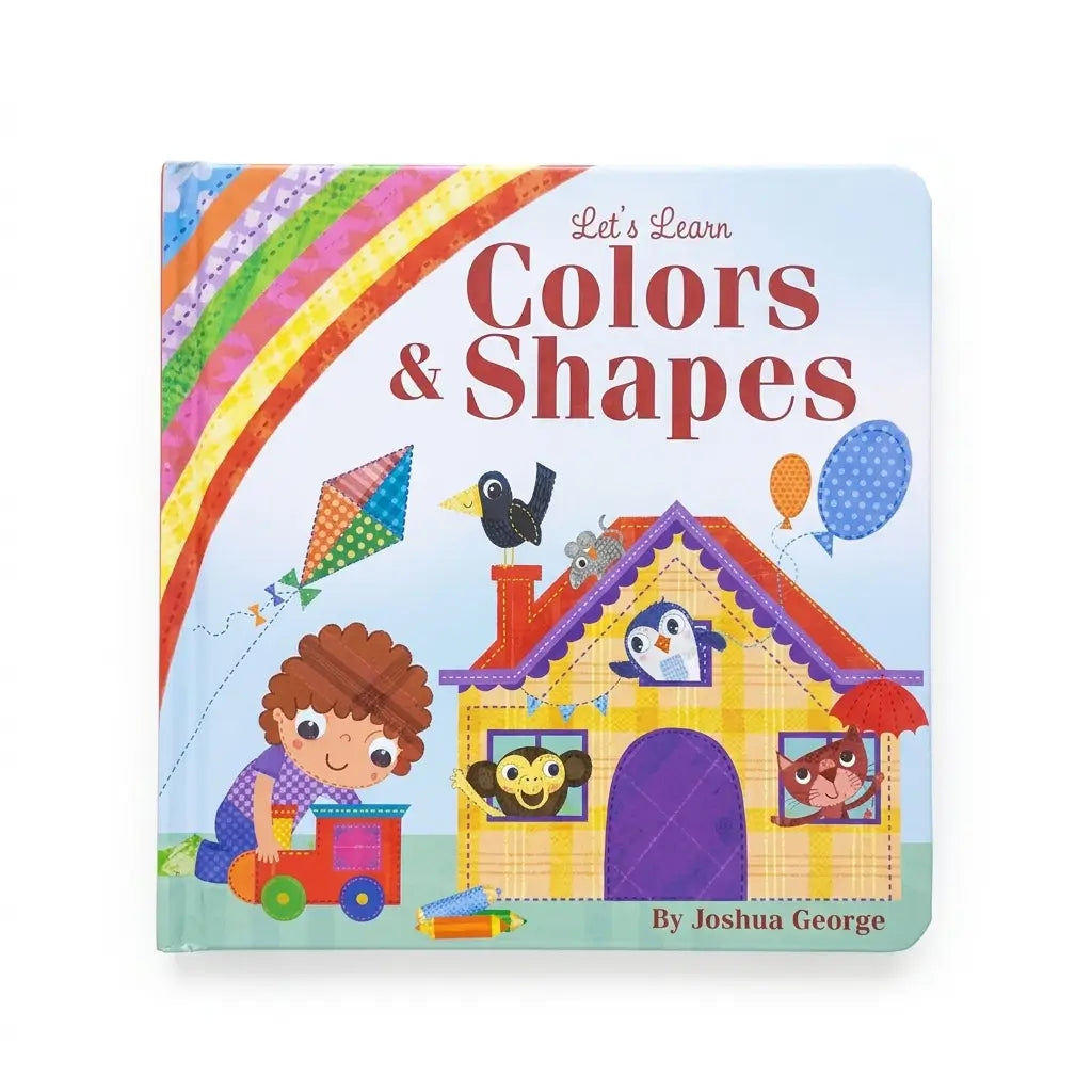 Let's Learn Colors and Shapes - Little Hippo Books - Children's Padded Board Book