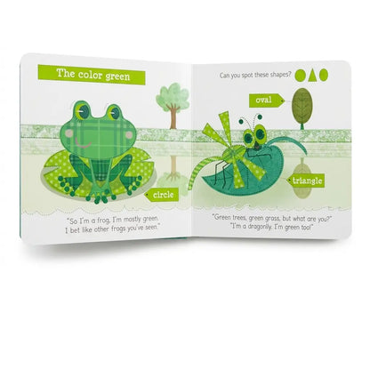 Let's Learn Colors and Shapes - Little Hippo Books - Children's Padded Board Book