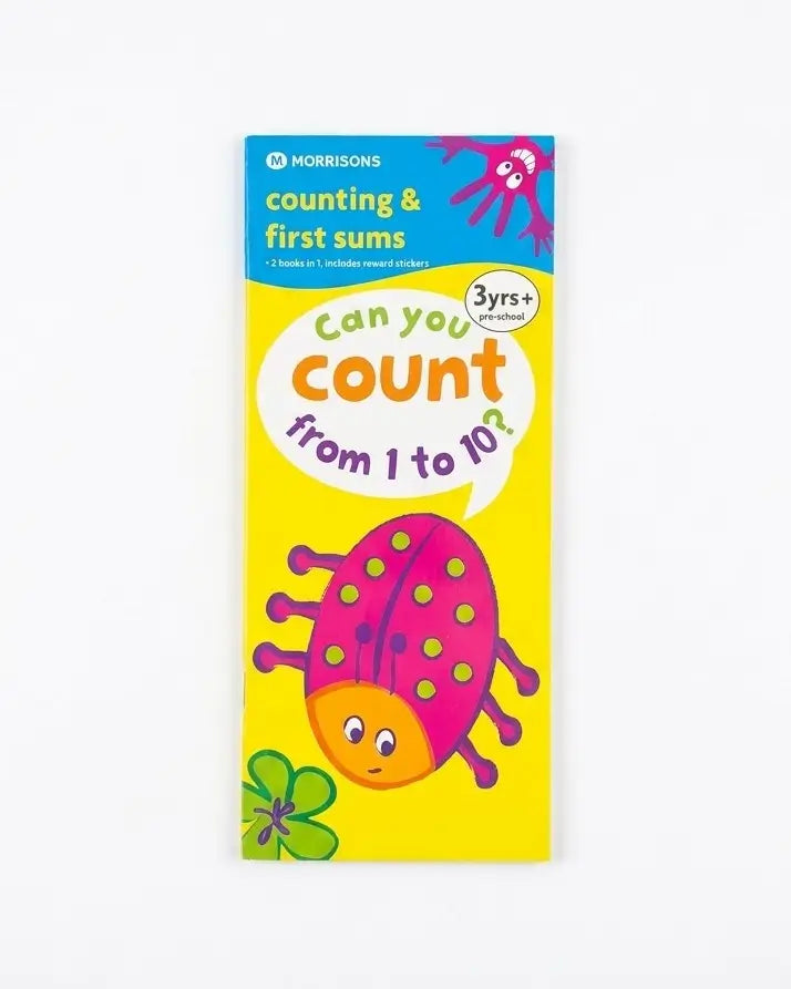 Counting & First Sums: Can you count from 1 to 10? | 2 Books in 1