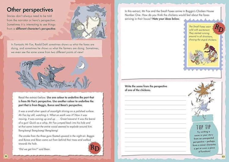 Creative Writing with Fantastic Mr Fox - Writing Guide by Roald Dahl