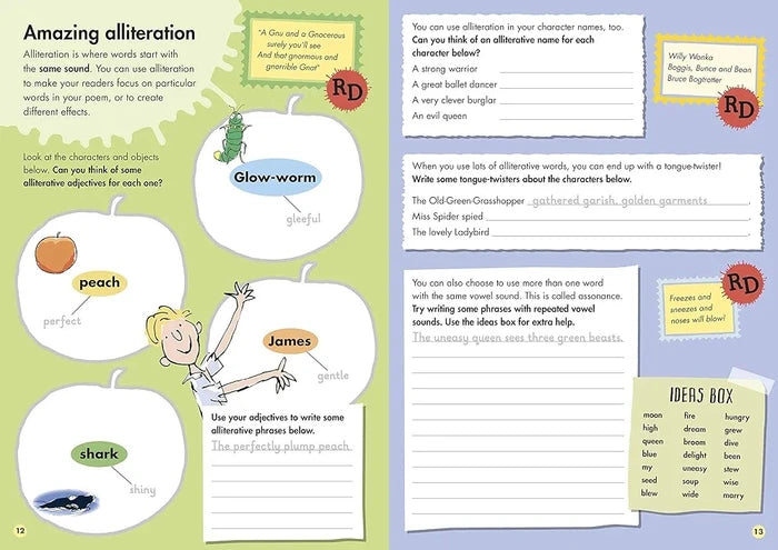 Creative Writing with James and the Giant Peach - Writing Guide by Roald Dahl | Learn Phenomenal Poetry