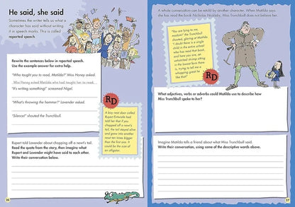 Creative Writing with Matilda For Writing Guide by Roald Dahl | Learn Spellbinding Speech by Books Alert