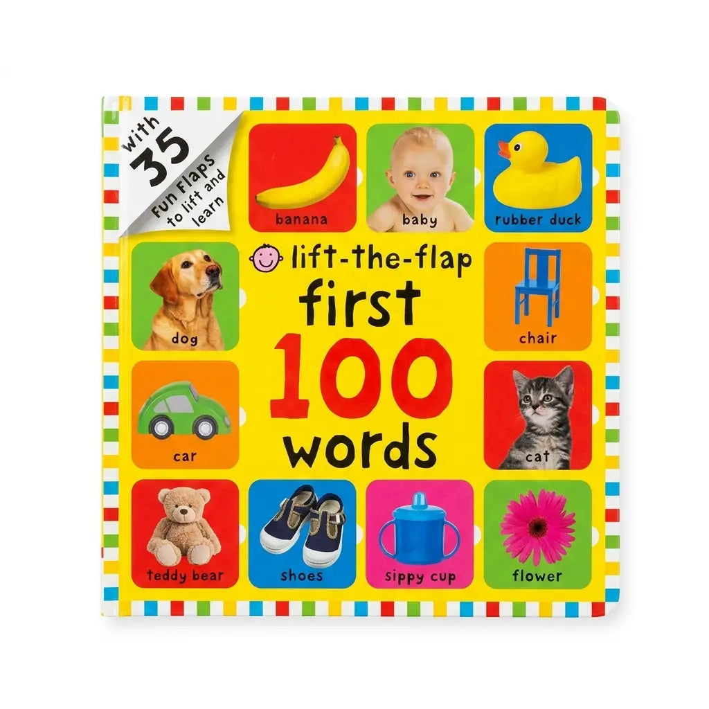 First 100 Lift-the-Flap: Words: Over 35 Fun Flaps to Lift and Learn