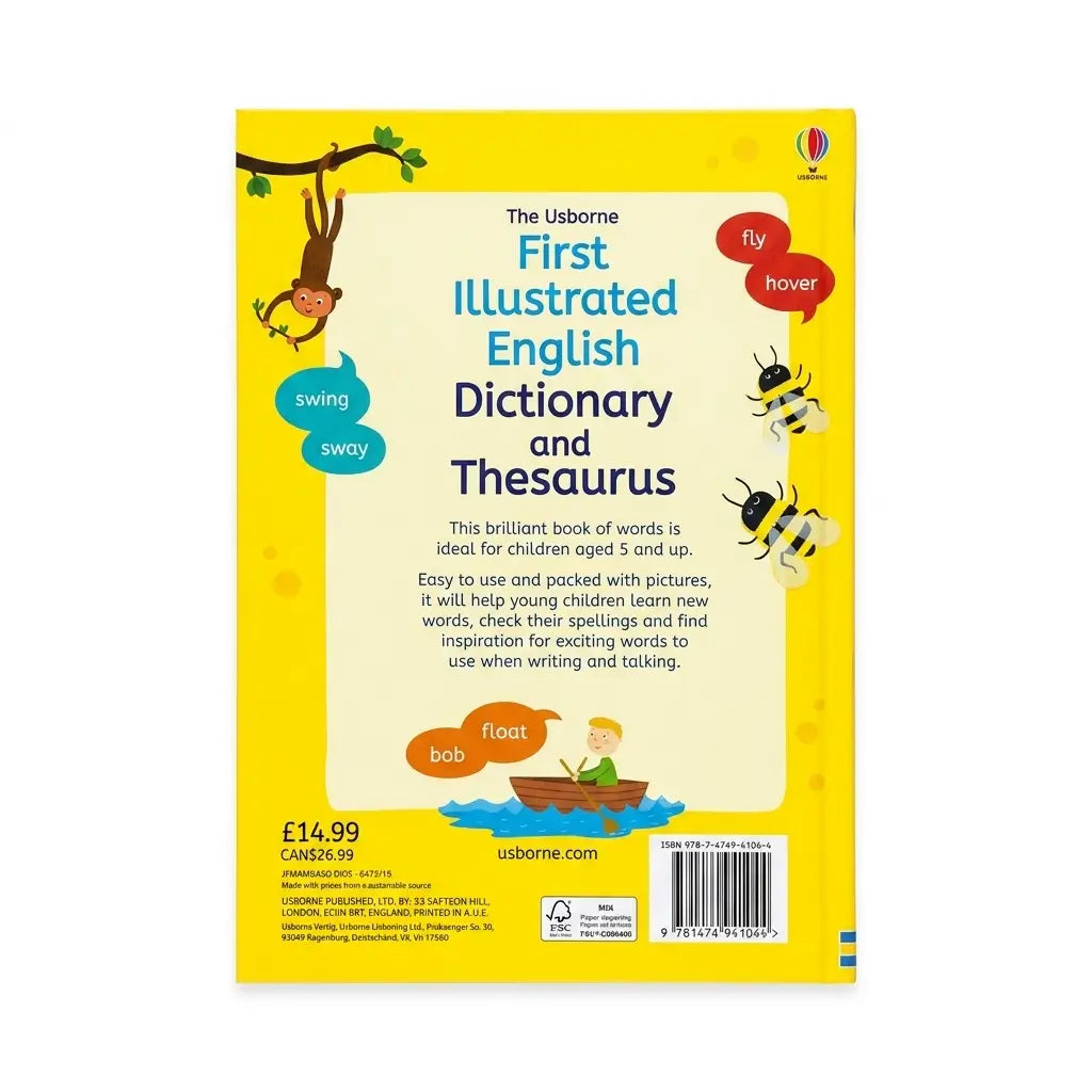Usborne First Illustrated Dictionary And Thesaurus