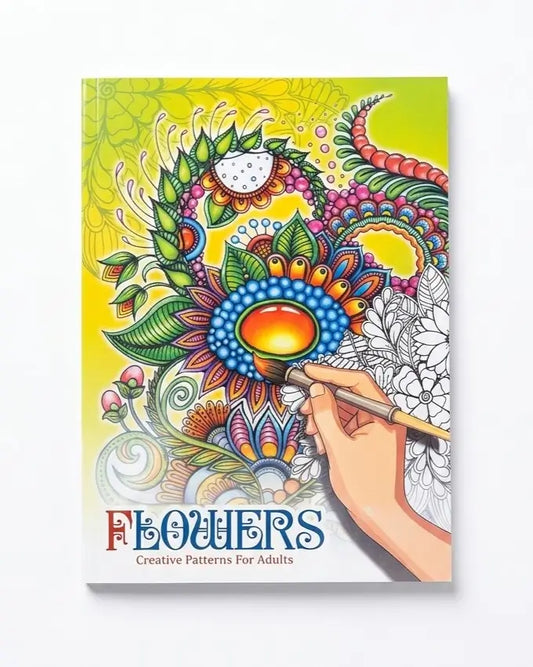 Flowers: Creative Patterns for Adults Coloring Book